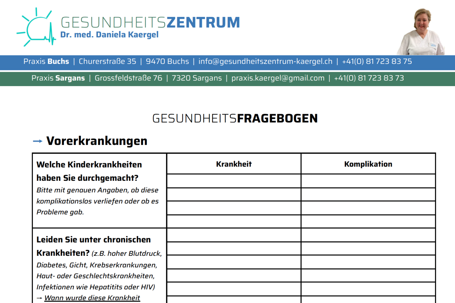 Gesundheitsfragebogen Zur Begutachtung Im ärztlichen Dienst Richtig Ausfüllen